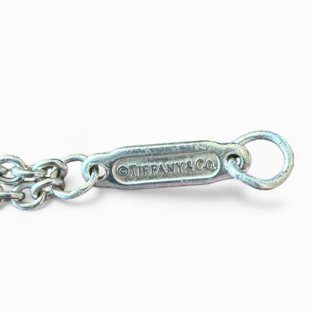 Tiffany & Co. Infinity Double Chain Bracelet 925 Sterling Silver – 7” - Picture 5 of 10